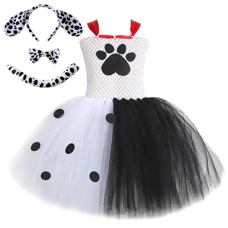 Baby Clothing Crochet - Gaun Tutu Anjing Dalmatians untuk Bayi