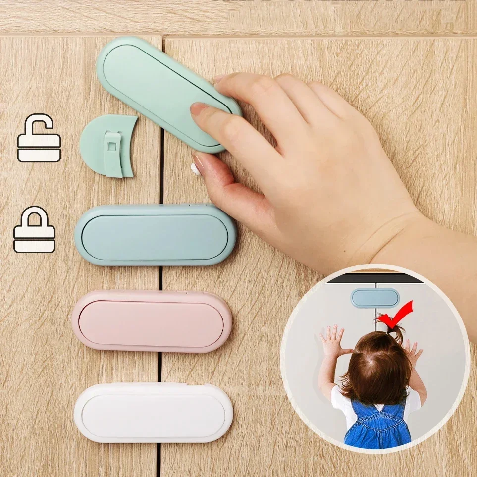 Baby Clothing Cupboard - 5 buah Laci keselamatan kait kabinet