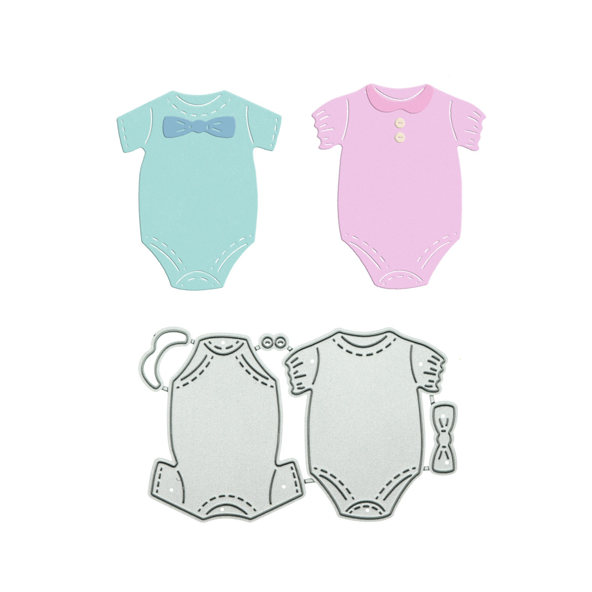 Baby Clothing Patterns Free - Logam Pemotong Dies Pakaian Bayi Baju