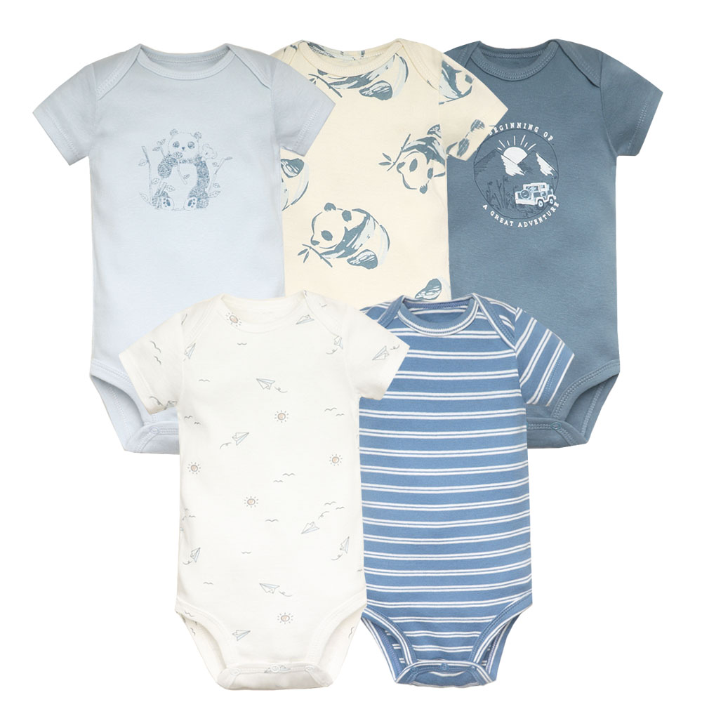 5 buah/lot Bodysuit bayi Fashi - Baby Clothing Crochet ulasan dan harga