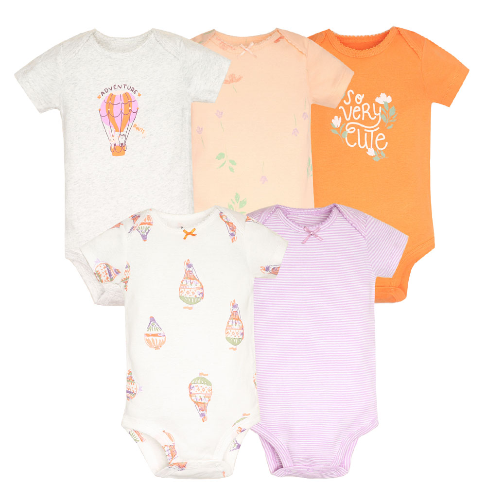 5 buah/lot Bodysuit bayi Fashi - Baby Clothing Crochet ulasan dan harga