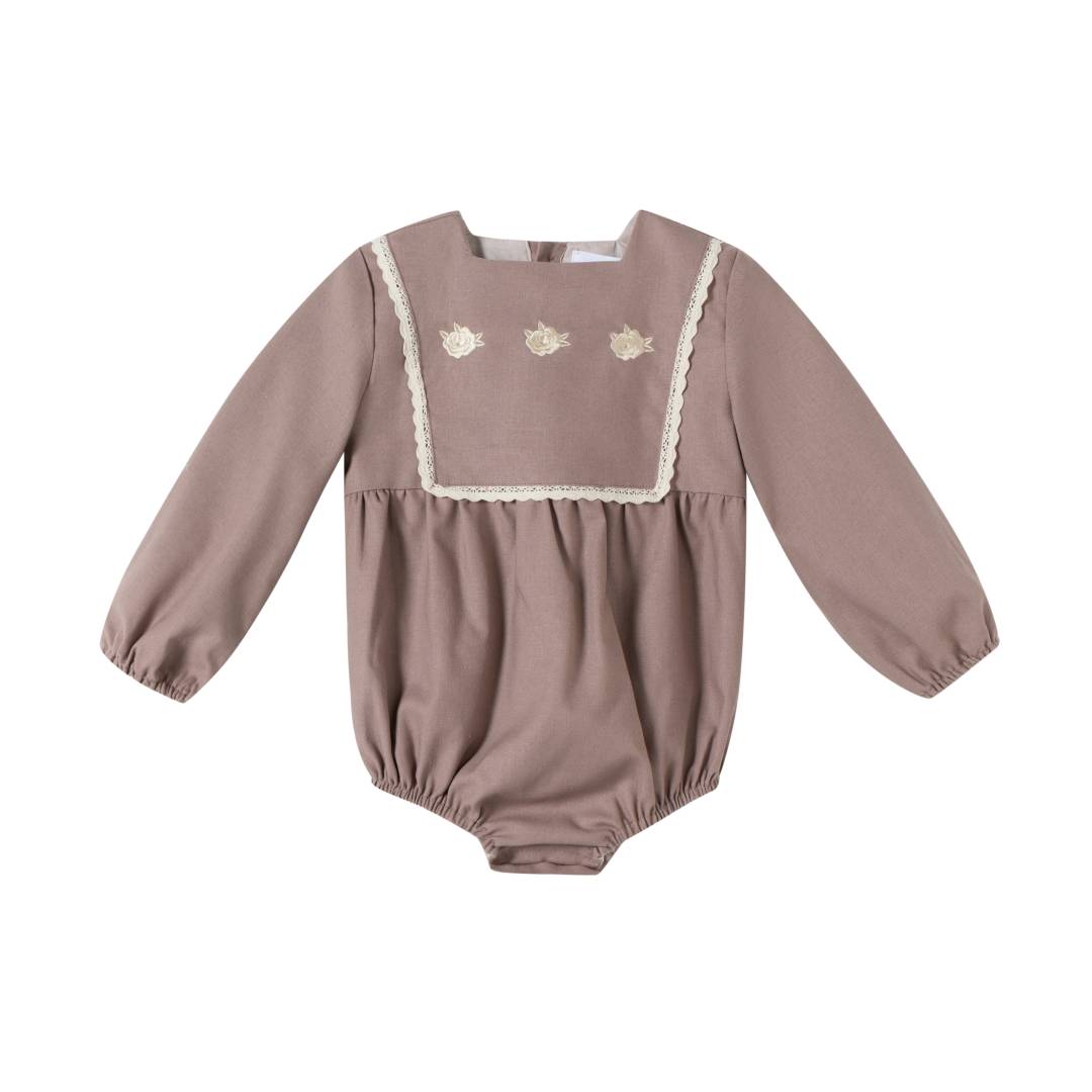Baju Bayi Katun Linen Bordir R - Baby Clothing High Quality ulasan dan harga