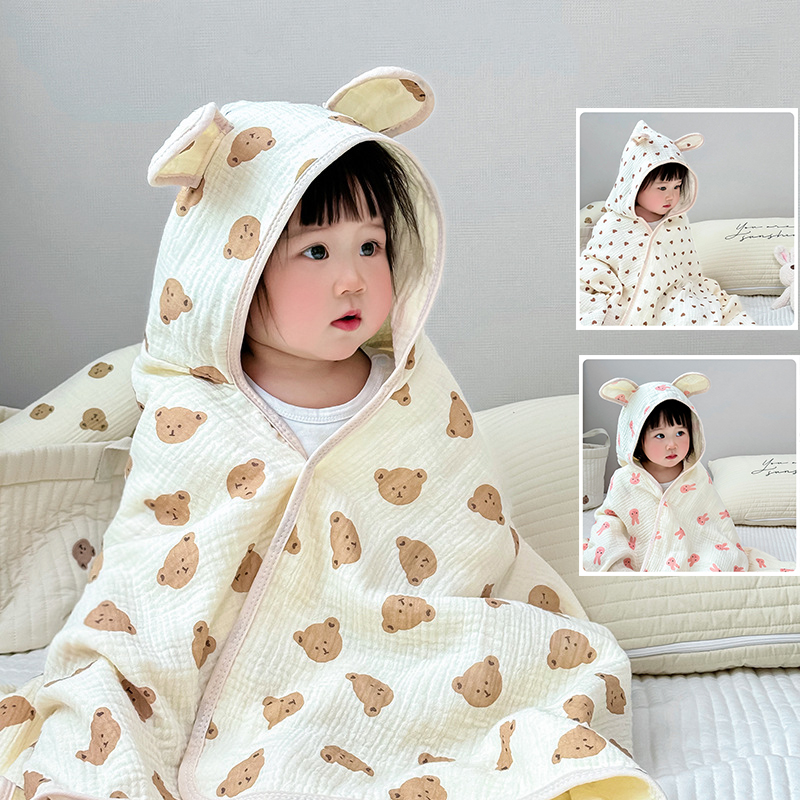 Handuk Mandi Bayi 4 Lapis Hand - Baby Clothing Fabric ulasan dan harga