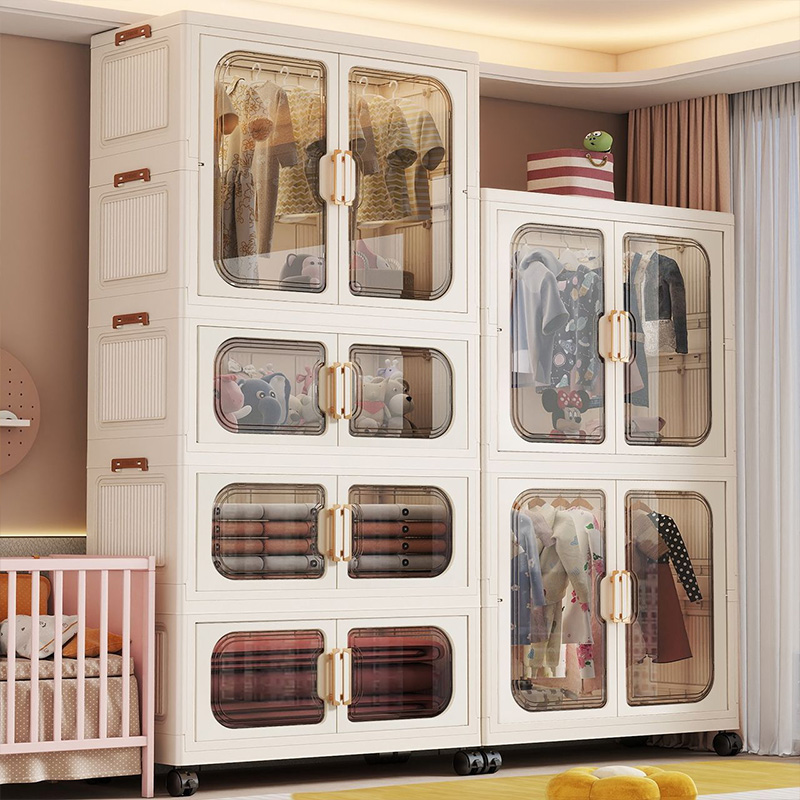 Lemari Bayi Lipat Tanpa Instal - Baby Clothing Cupboard ulasan dan harga