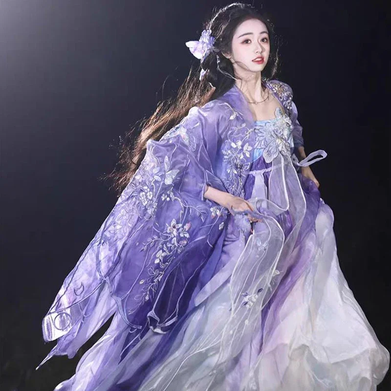Kain bordir Wisteria DIY Hanfu - Baby Clothing Fabric ulasan dan harga